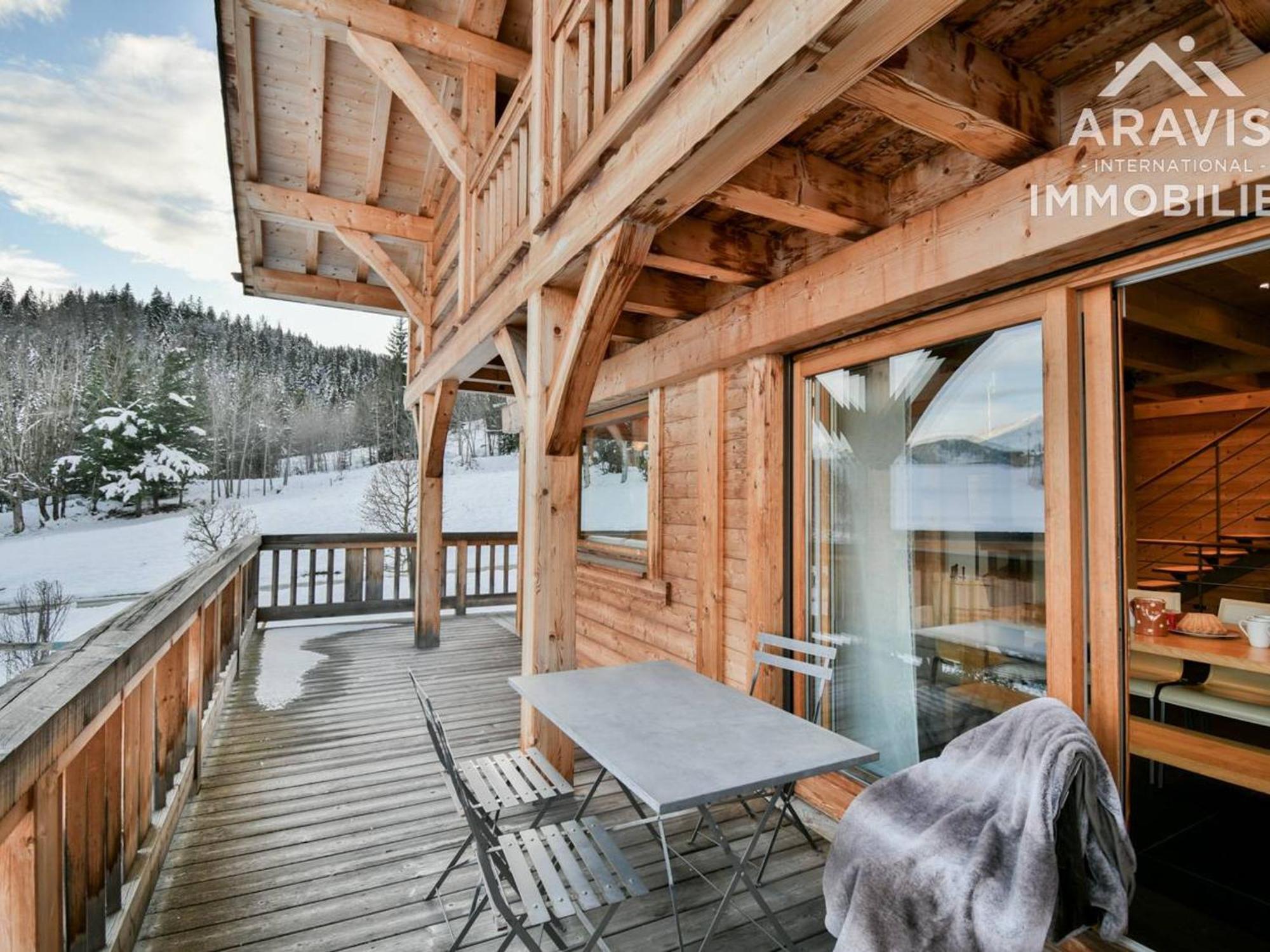 Chalet 5 Chambres Pour 8 Pers. Avec Wi-Fi Et Garage Au Grand-Bornand - Fr-1-391-199 Le Grand-Bornand Εξωτερικό φωτογραφία