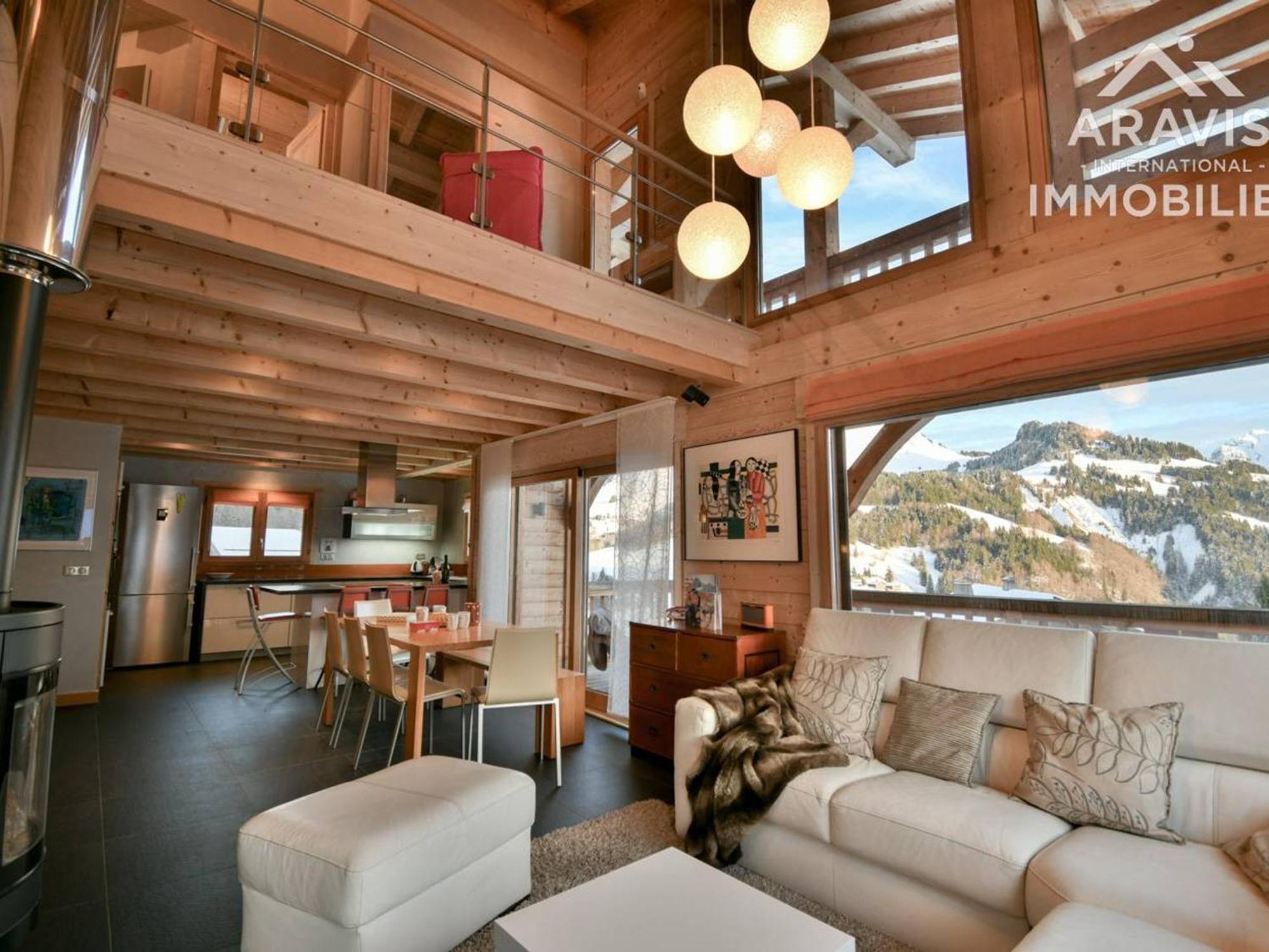 Chalet 5 Chambres Pour 8 Pers. Avec Wi-Fi Et Garage Au Grand-Bornand - Fr-1-391-199 Le Grand-Bornand Εξωτερικό φωτογραφία