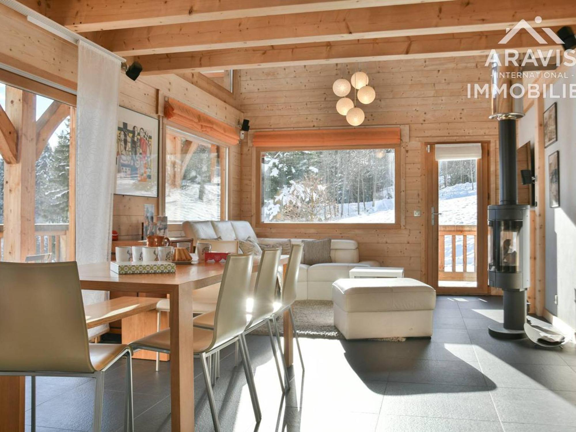 Chalet 5 Chambres Pour 8 Pers. Avec Wi-Fi Et Garage Au Grand-Bornand - Fr-1-391-199 Le Grand-Bornand Εξωτερικό φωτογραφία