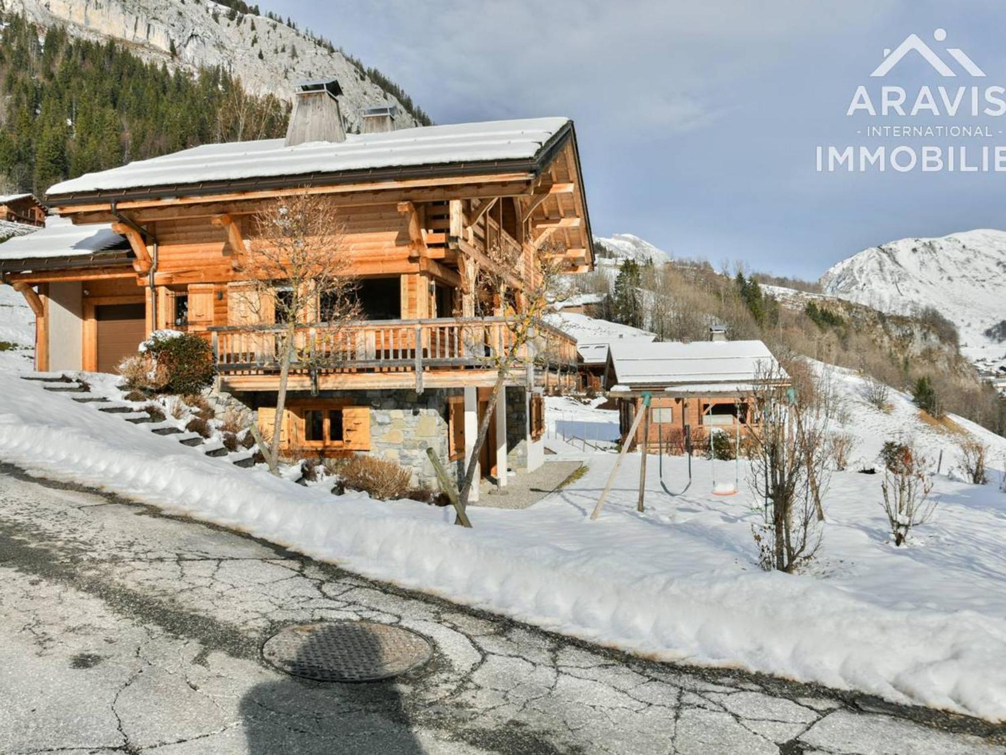 Chalet 5 Chambres Pour 8 Pers. Avec Wi-Fi Et Garage Au Grand-Bornand - Fr-1-391-199 Le Grand-Bornand Εξωτερικό φωτογραφία