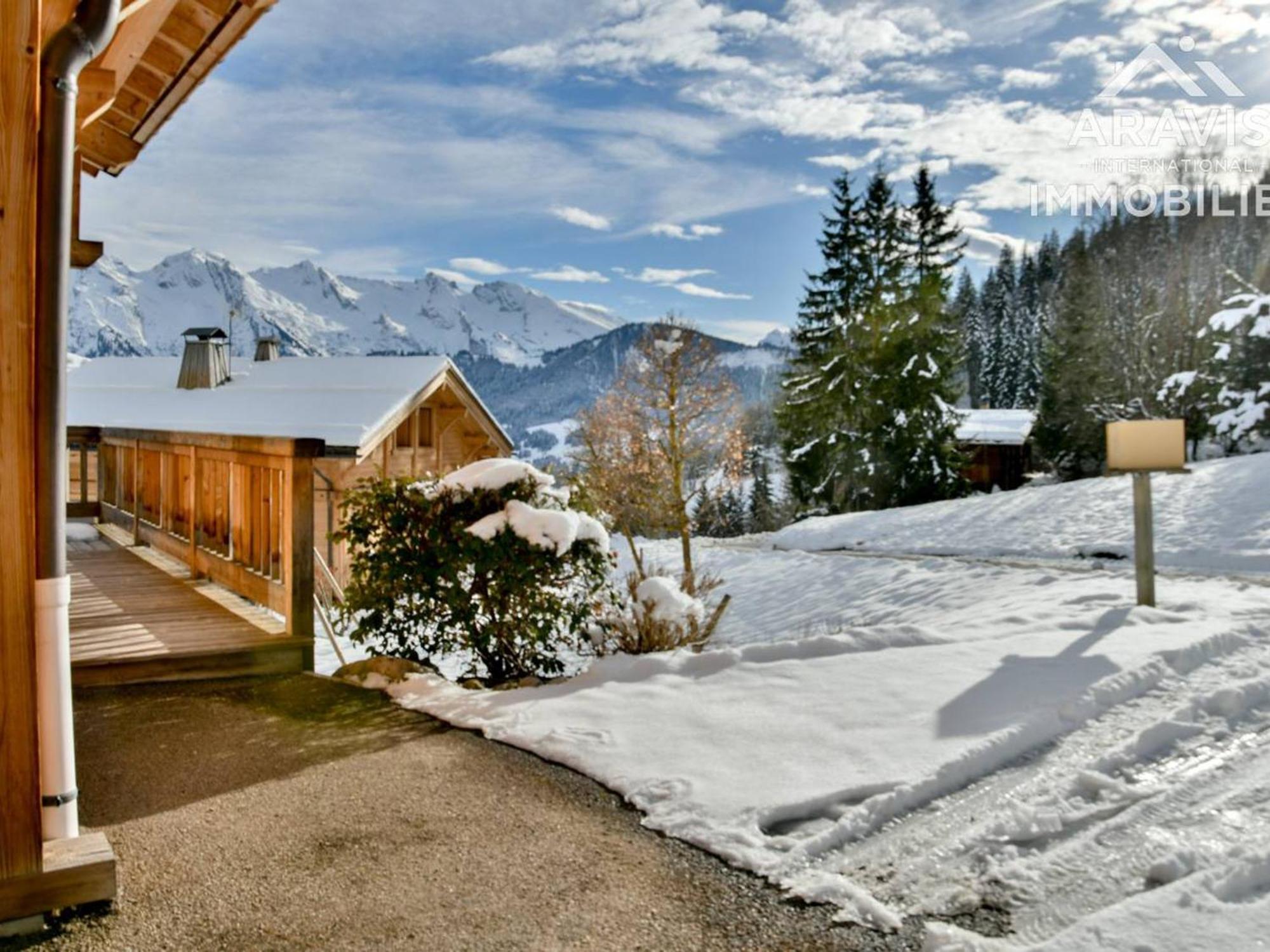 Chalet 5 Chambres Pour 8 Pers. Avec Wi-Fi Et Garage Au Grand-Bornand - Fr-1-391-199 Le Grand-Bornand Εξωτερικό φωτογραφία